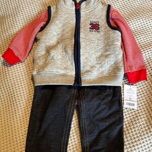 Carters | Vest and Jeans Set 12M NWT